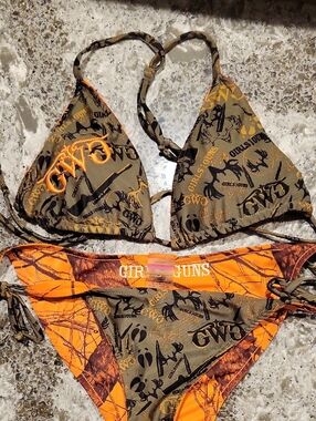 Girls With Guns Reversible String Bikini